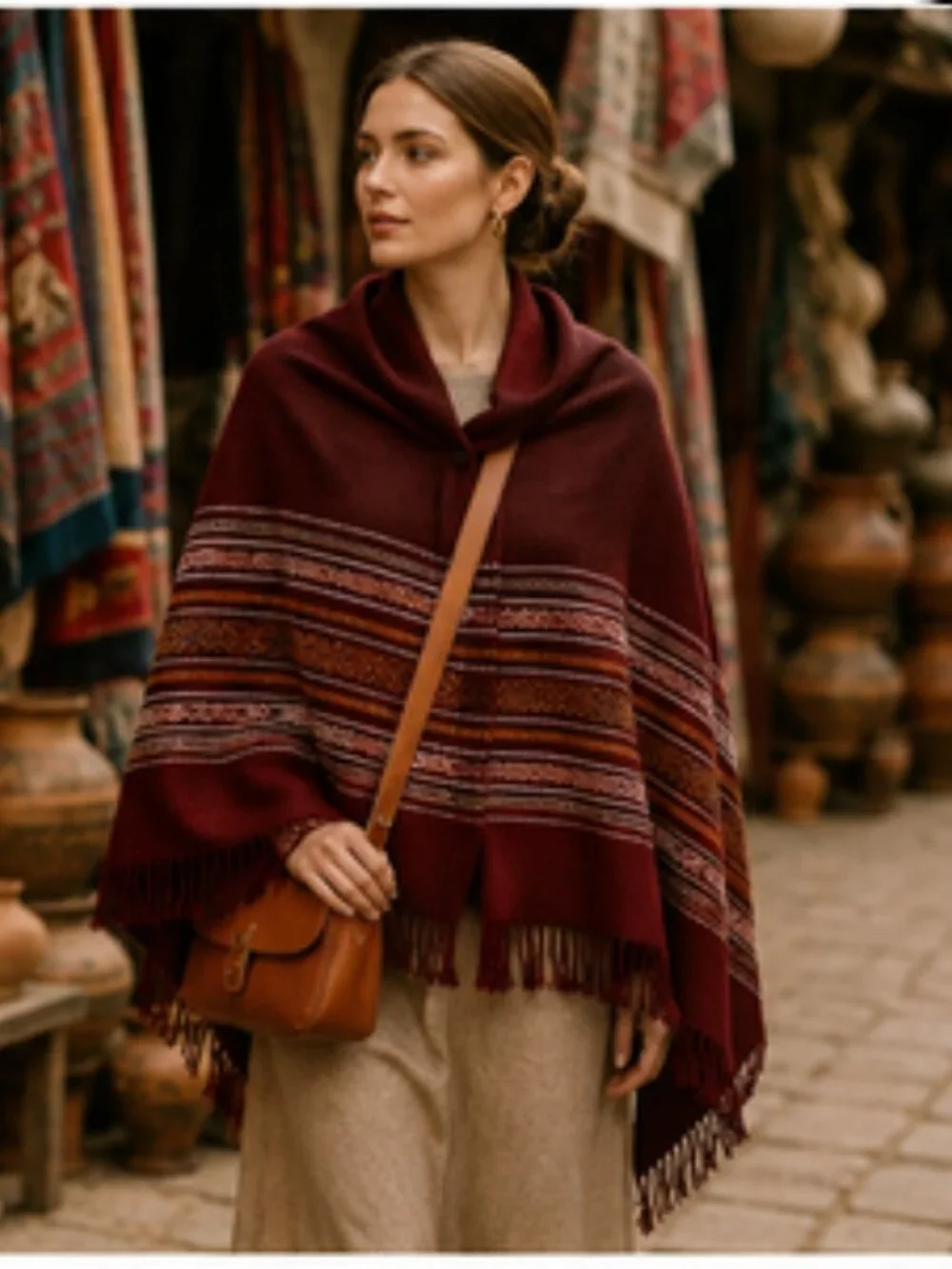 La Paloma De Tubac Ecuadorian Woven Shawl